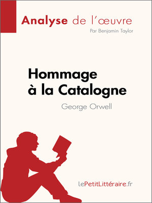 cover image of Hommage à la Catalogne de George Orwell (Analyse de l'œuvre)